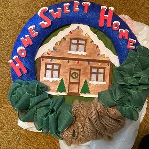 Home sweet home wreath